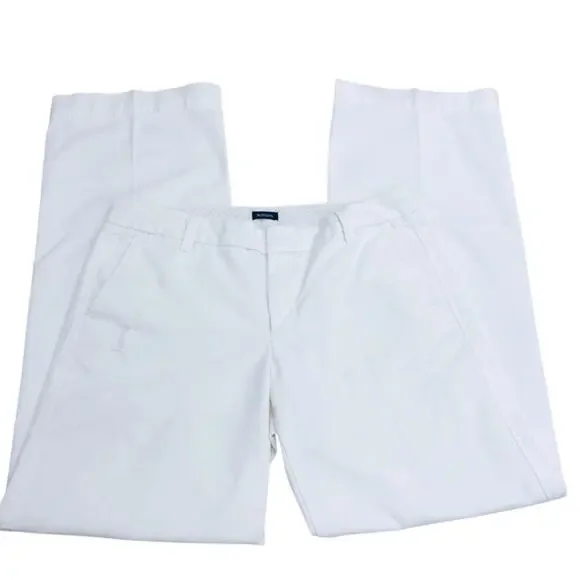 Gap Original White Khaki Original Boy Cut Wide Leg Distressed Trouser Style Pant - Picture 9 of 16